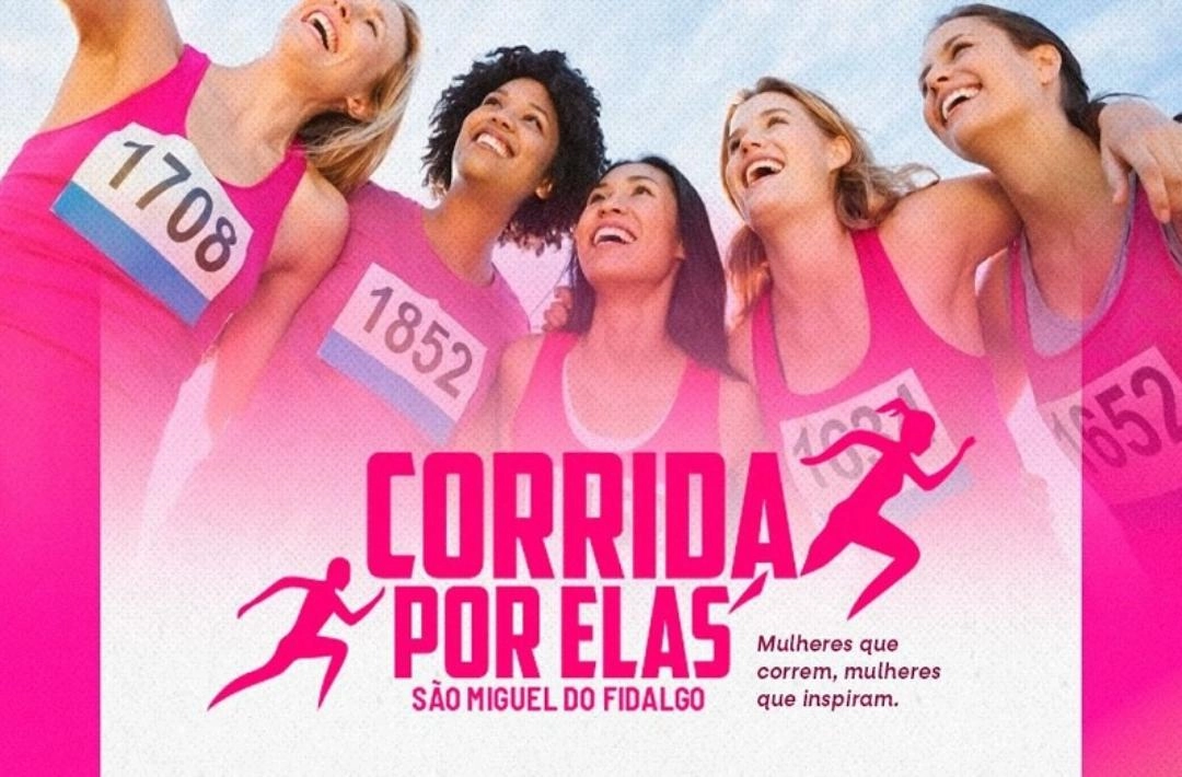 São Miguel do Fidalgo encerra programação do mês da mulher com Corrida por Elas