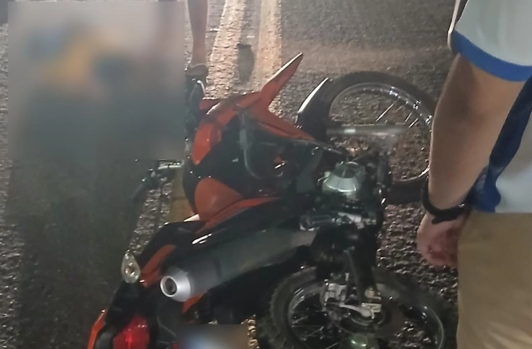 Motociclista fica ferido após colisão com carro na Avenida Transamazônica em Oeiras