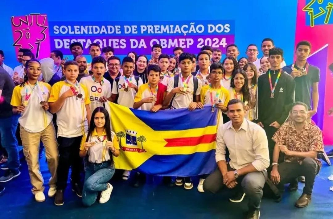 Estudantes da rede municipal de Oeiras são destaque na OBMEP 2024 com 28 medalhas em premiação regional