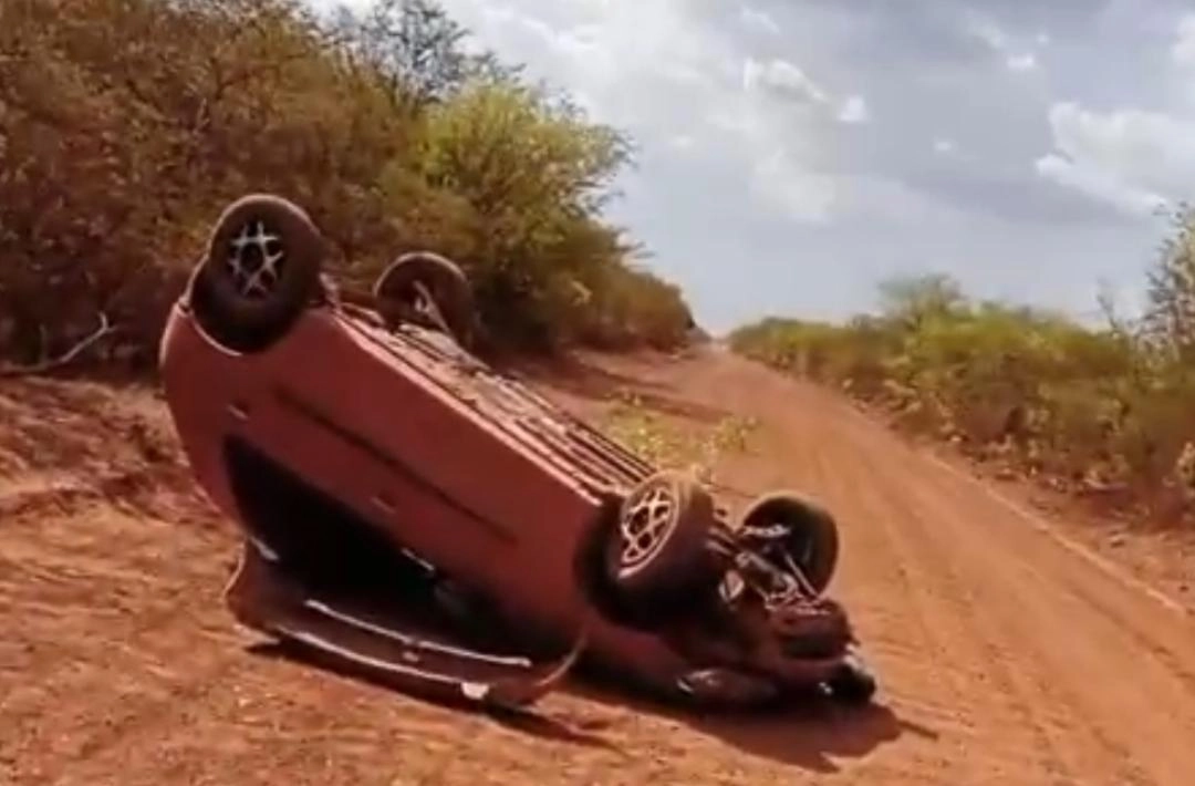Acidente deixa jovem ferido na estrada de acesso ao povoado Buriti do Rei, em Oeiras