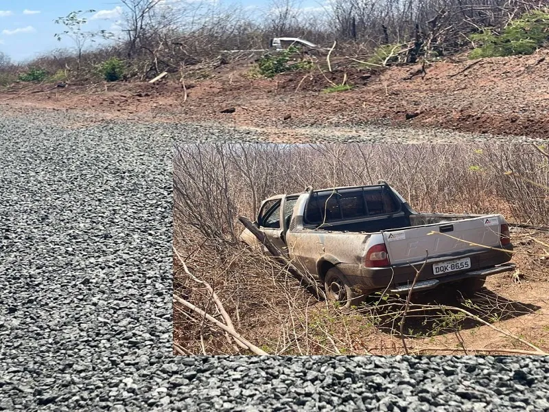Pouca sinalização e britas soltas na PI 143, entre Oeiras e Colônia do Piauí, provocam 04 acidentes