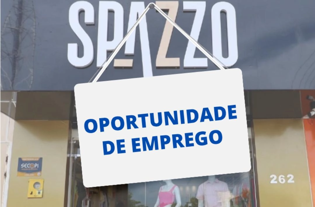 Loja Spazzo abre vaga para vendedora com experiência em Oeiras