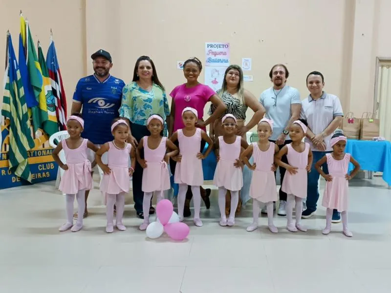 Rotary Club de Oeiras realiza aula inaugural do Projeto Pequena Bailarina
