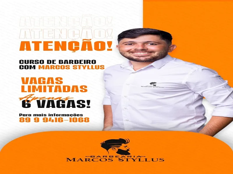 Domine a arte da Barbearia com o curso de Marcos Styllus: Inscrições Abertas e limitadas!