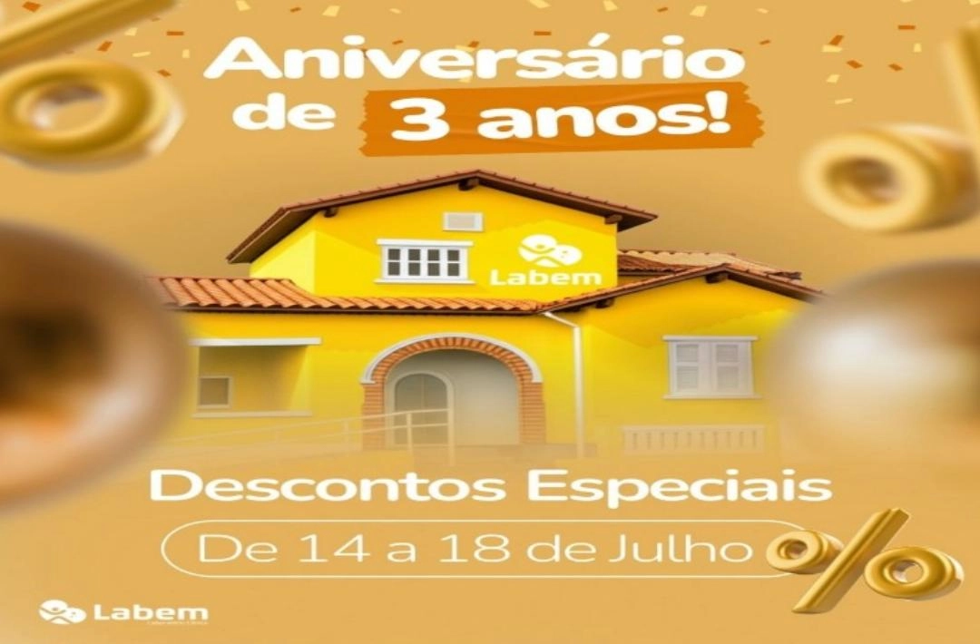 LABEM celebra três anos com semana de descontos em exames para toda a família