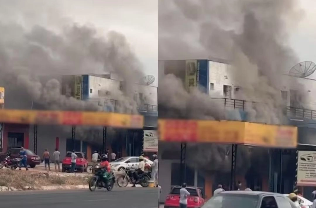 Incêndio atinge loja de autopeças e ameaça residências na BR-230 em Floriano