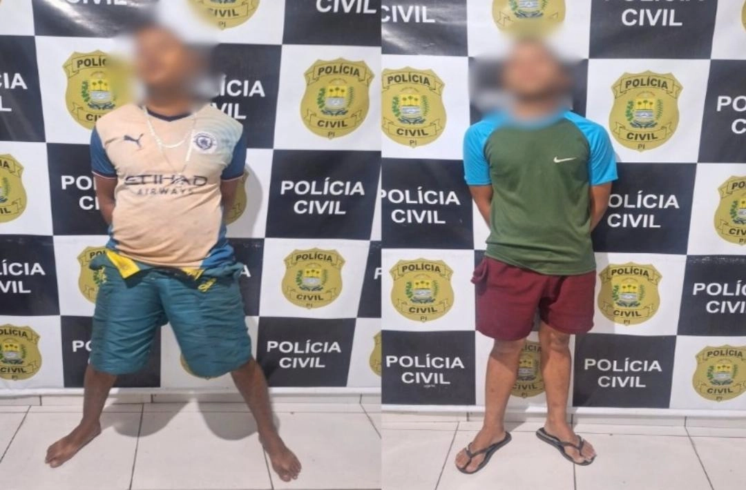 Polícia Militar conduz suspeitos por uso de simulacro de arma de fogo em vias públicas de Oeiras