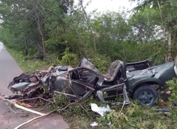 Carro capota e menino de 9 anos morre em acidente na BR 135 em Gilbués