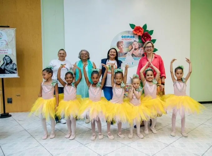 Homenageadas na 11ª FLOR, escritoras Penélope Martins e Heloísa Pires visitam escolas municipais em Oeiras