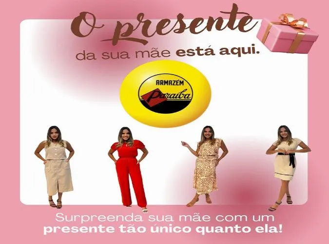 Semana das Mães na Moda Paraíba: Presentes especiais e sorteio imperdível