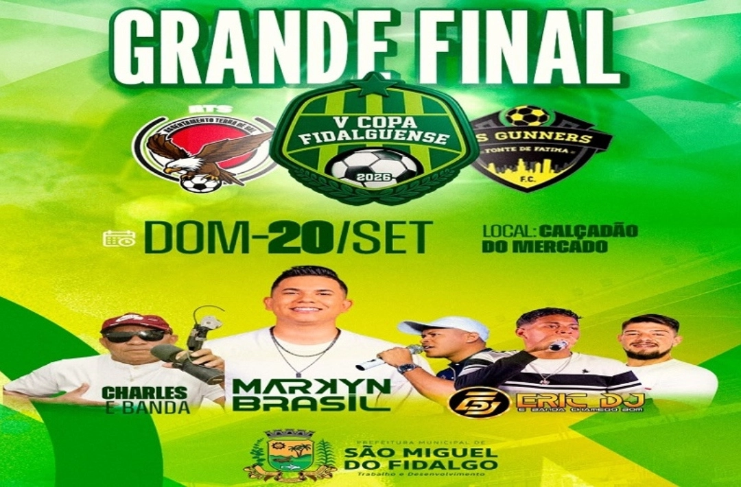 V Copa Fidalguense de Futebol terá final neste domingo, 20, em São Miguel do Fidalgo