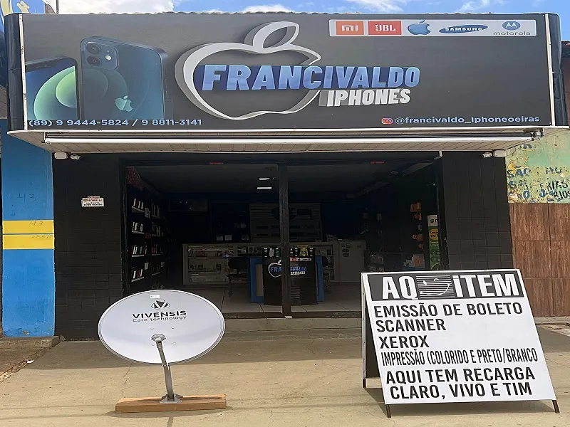 FRANCIVALDO IPHONES: O lugar certo para que buscar um celular moderno em Oeiras