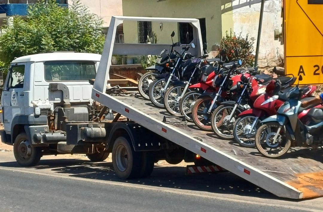 Oeiras: PRF realiza Operação Duas Rodas e apreende veículos irregulares