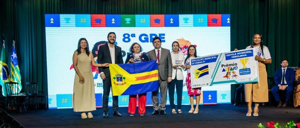 Educação Municipal de Oeiras recebe prêmio Alfa-10 por destaque na alfabetização