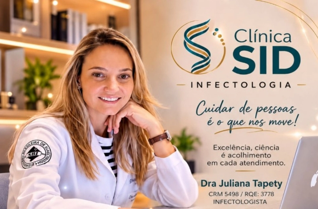 Dra. Juliana Tapety passa a realizar atendimento especializado em infectologia na Clínica SID, em Oeiras