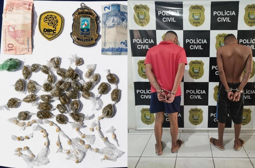 Polícia Civil cumpre mandado judicial e apreende drogas em residência no Conjunto Cajueiro, em Oeiras