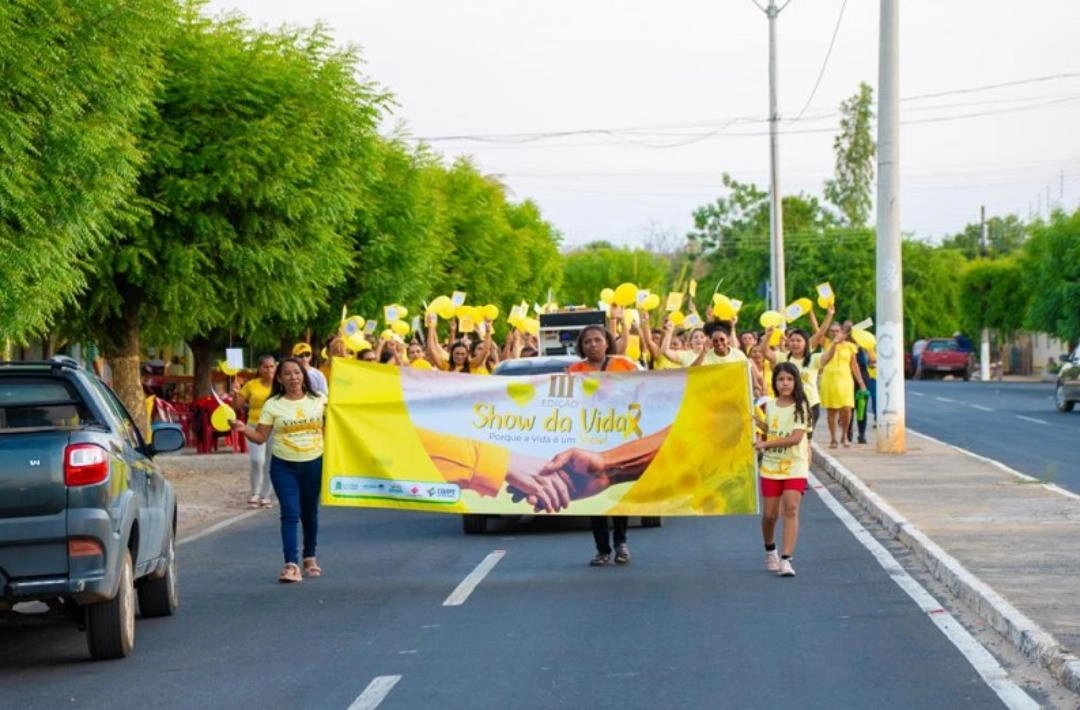 Colônia do Piauí promove III Show da Vida com caminhada, palestra e atividades