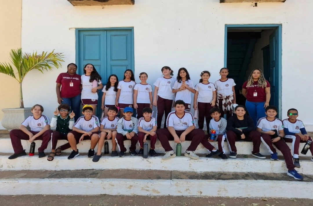 Alunos do 4º e 5º anos do Colégio Paulo Freire visitam o Museu Histórico de Oeiras