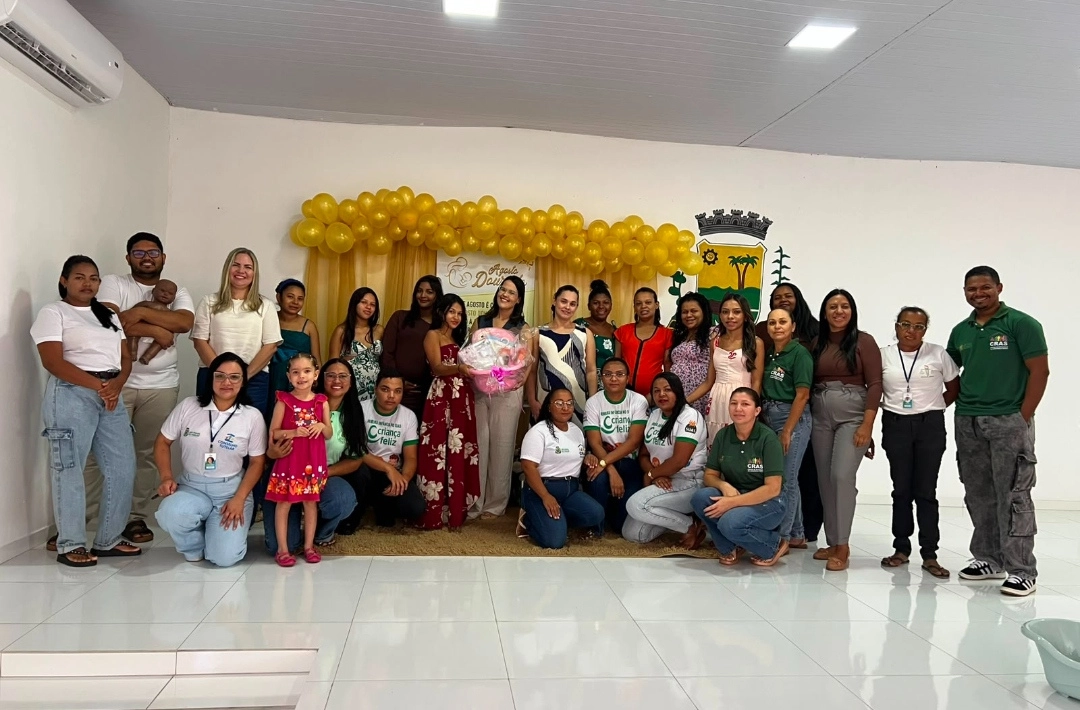 Agosto Dourado reúne mães e profissionais em encontro sobre amamentação em São Miguel do Fidalgo