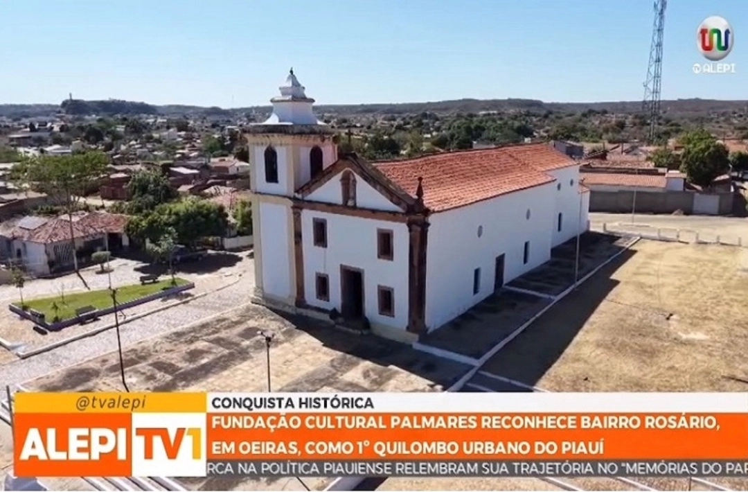 TV Assembleia destaca reconhecimento do Bairro Rosário, em Oeiras, como quilombo urbano do Piauí