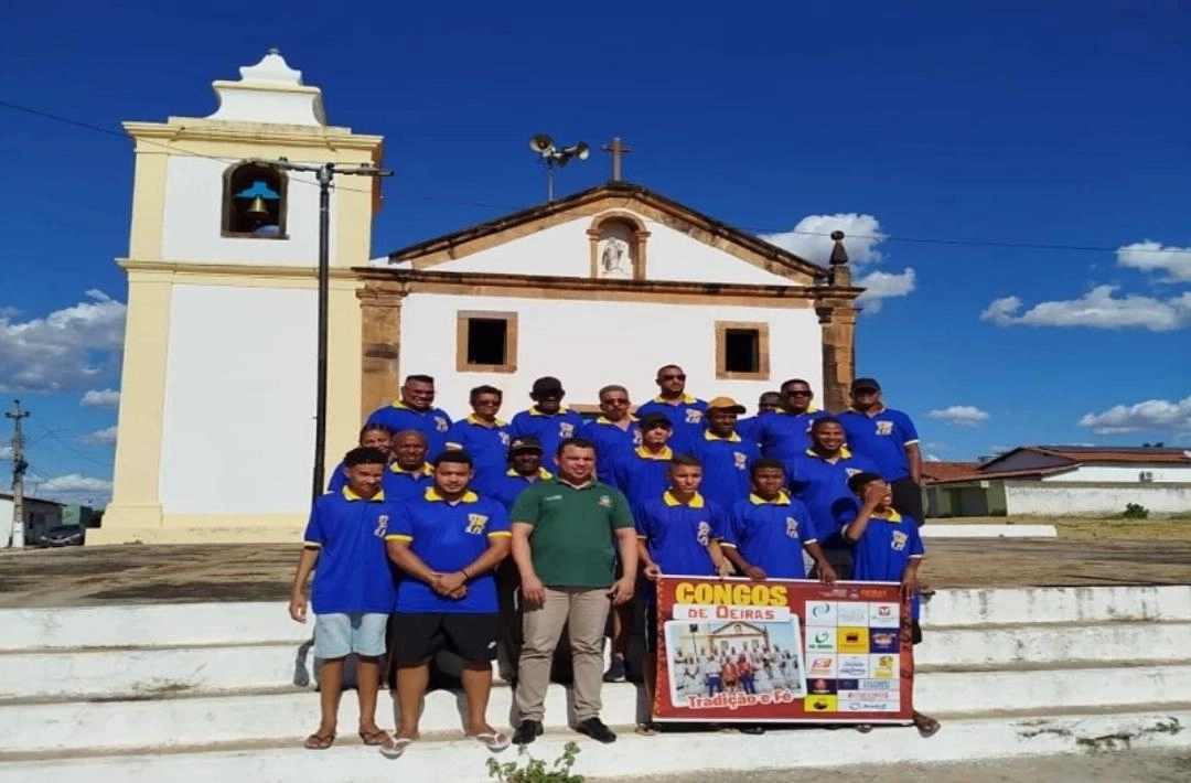 Congos de Oeiras embarca para Olímpia-SP para participar do 61º Festival Nacional do Folclore