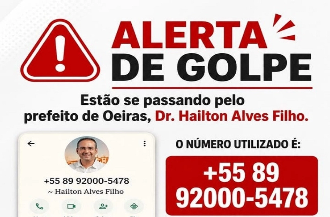 Número de WhatsApp é usado para se passar por Dr. Hailton Alves em tentativa de golpe
