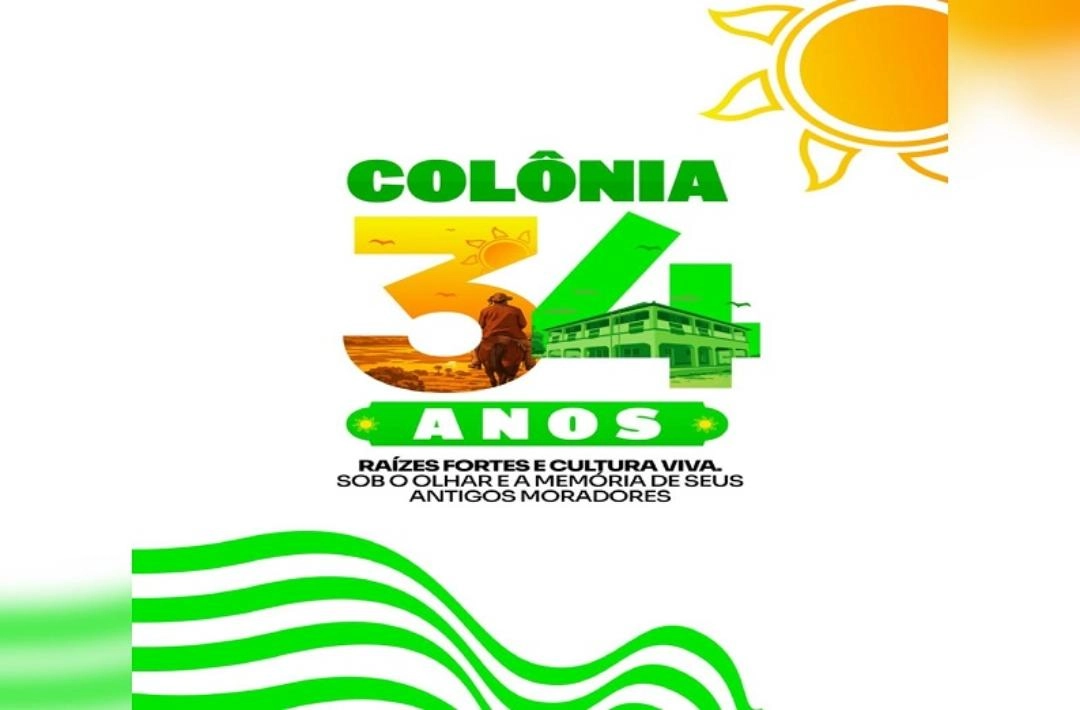 Colônia do Piauí apresenta tema e identidade visual dos 34 anos de emancipação com elementos da história e da cultura local