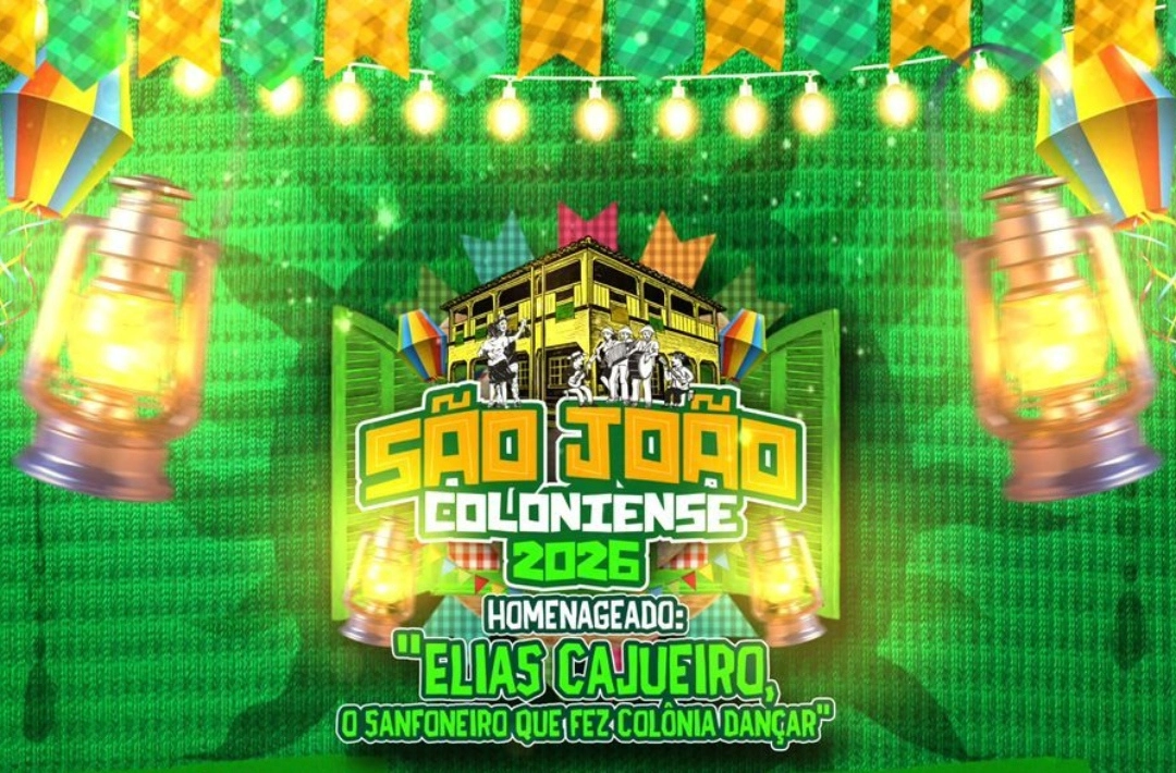 São João Coloniense 2026 homenageará Elias Cajueiro e terá três dias de programação