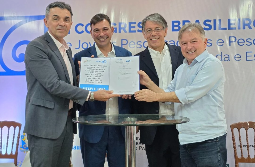 Parceria entre Uespi e Impa Tech marca abertura de congresso nacional de matemática em Teresina