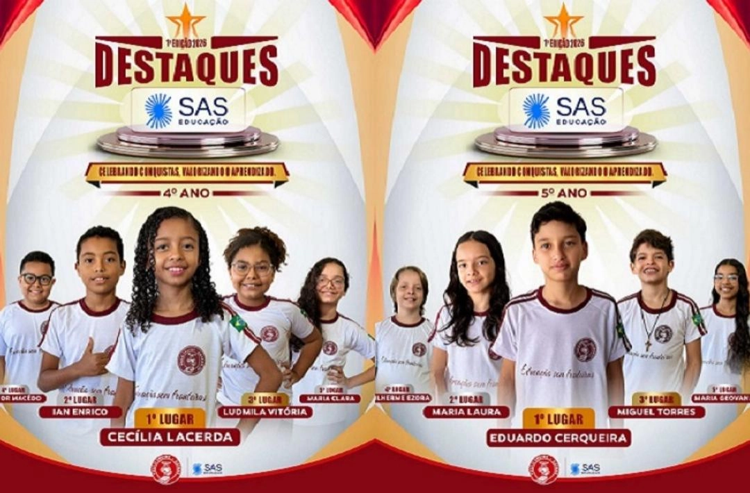 Alunos do Colégio Paulo Freire se destacam na primeira edição da Provinha SAS 2026