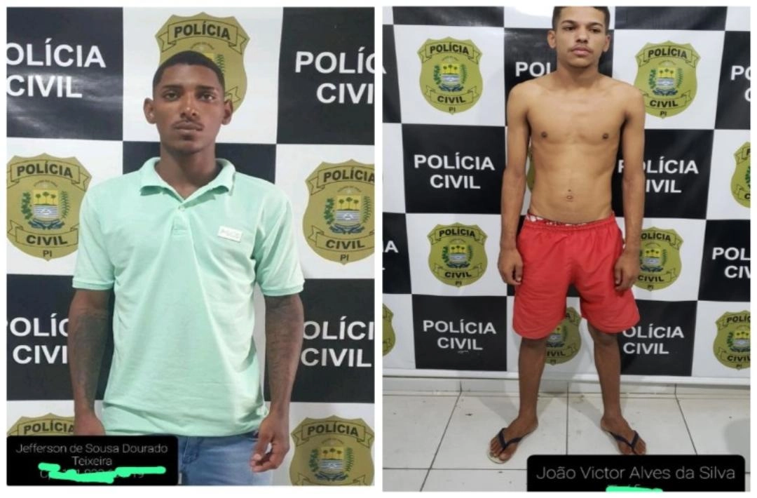 Polícia Civil divulga fotos de suspeitos de homicídio ocorrido no Conjunto Cajueiro, em Oeiras