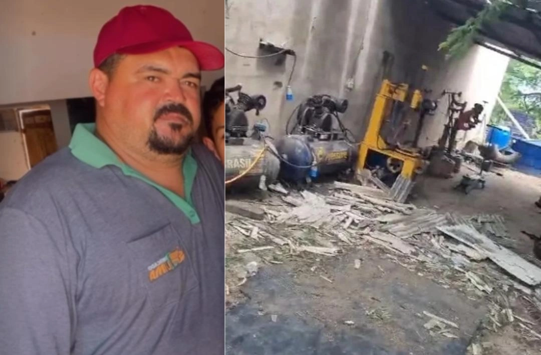 Homem morre após explosão de pneu de caminhão em oficina no interior do Piauí