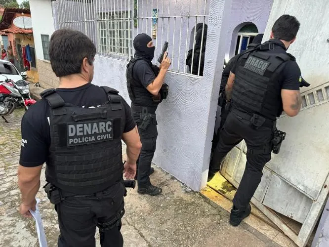 Denarc deflagra nova operação e cumpre 25 mandados contra o tráfico de drogas em Teresina