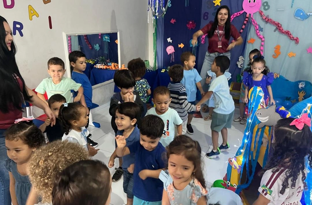 Colégio Paulo Freire realiza atividade de encerramento da temática Fundo Mar