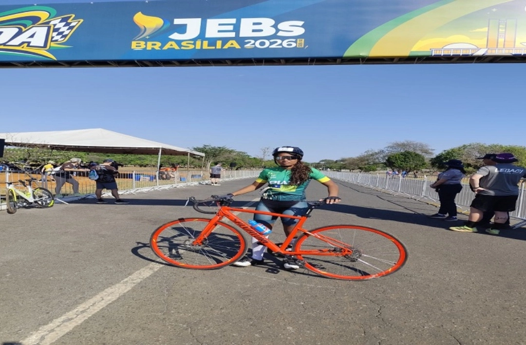 Aos 13 anos, Letícia Soares, de Colônia do Piauí, representa o Piauí no JEBs 2026, em Brasília, no ciclismo