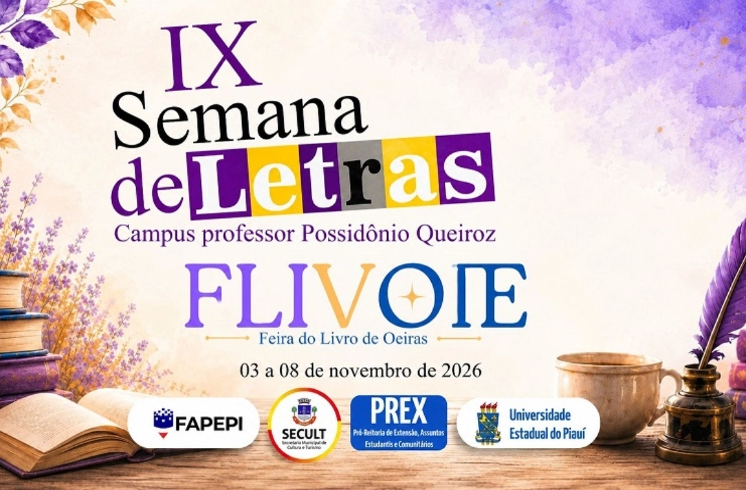 Feira do Livro de Oeiras integra programação da IX Semana de Letras da UESPI
