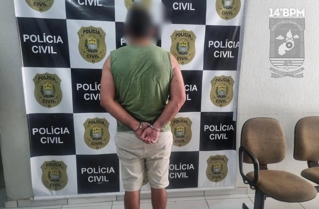 Homem é conduzido à Delegacia de Oeiras por ameaça à companheira em Santa Cruz do Piauí
