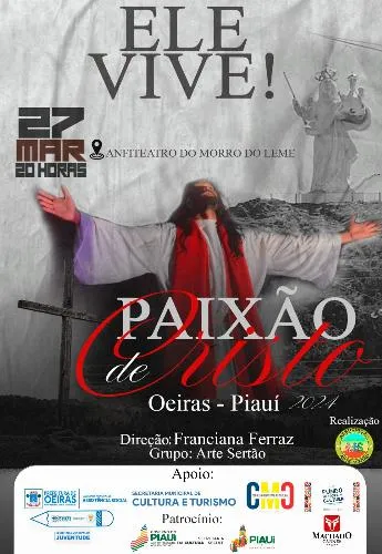 Encenação de “A Paixão de Cristo” promete emoção e reflexão em Oeiras nesta Quarta-feira, 27