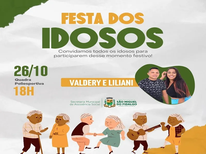 Prefeitura de São Miguel do Fidalgo promove a Festa dos Idosos: uma noite de celebração e alegria