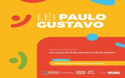 Prefeitura de Oeiras lança editais da Lei Paulo Gustavo