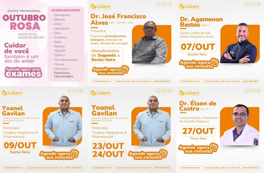 Labem oferece consultas, exames e promoção especial de Outubro Rosa em Oeiras