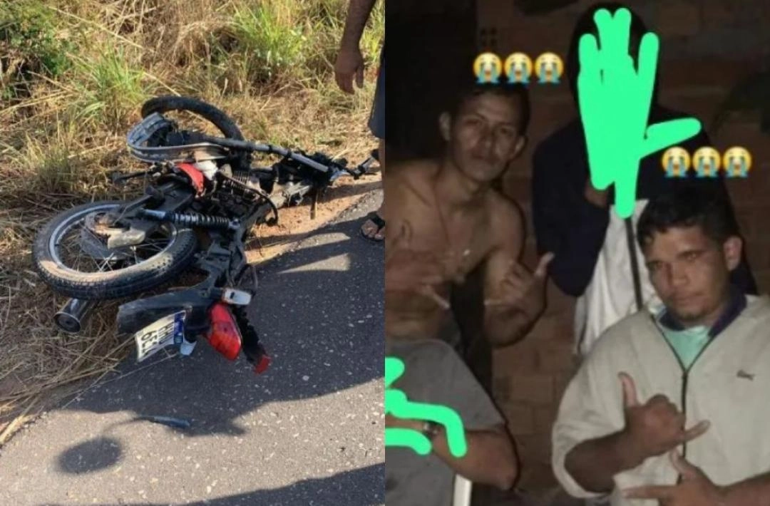 Jovens morrem após colisão frontal entre moto e carro na BR-135 em Bom Jesus