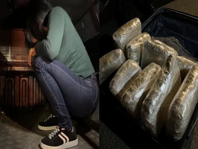 Mulher é presa transportando 10 kg de droga em ônibus durante operação contra rota do tráfico