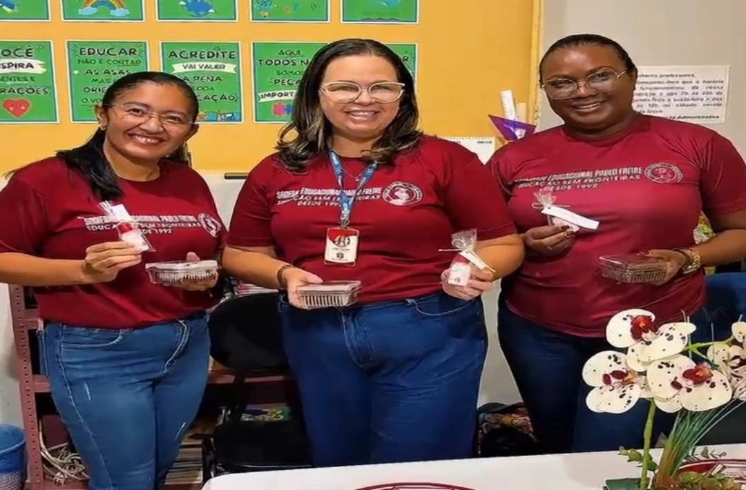 Colégio Paulo Freire realiza homenagem às colaboradoras no Dia Internacional da Mulher