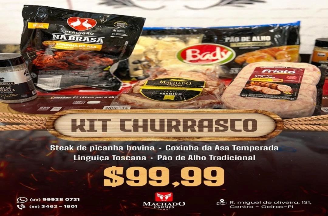 Machado Carnes tem o kit ideal para o churrasco do Dia das Mães