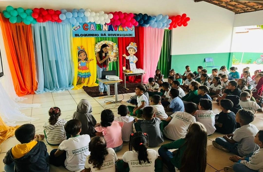 Secretaria de Saúde e Conselho Tutelar realizam programação do PSE em escola de tempo integral de São Miguel do Fidalgo