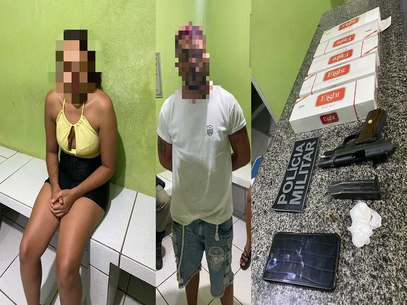 Polícia Militar realiza prisão por porte ilegal de arma e posse de entorpecentes em Simplício Mendes