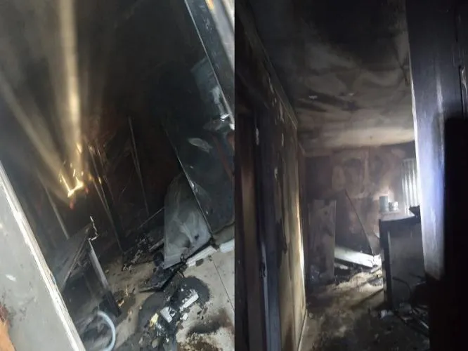 Incêndio destrói cozinha em residência do conjunto Verde Teto em Oeiras