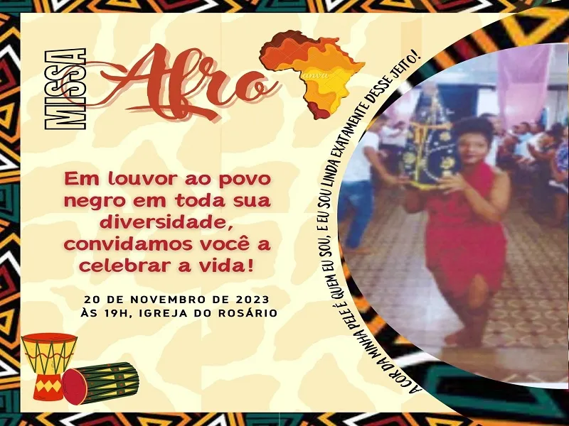 Dia da Consciência Negra será celebrado com Missa Afro em Oeiras