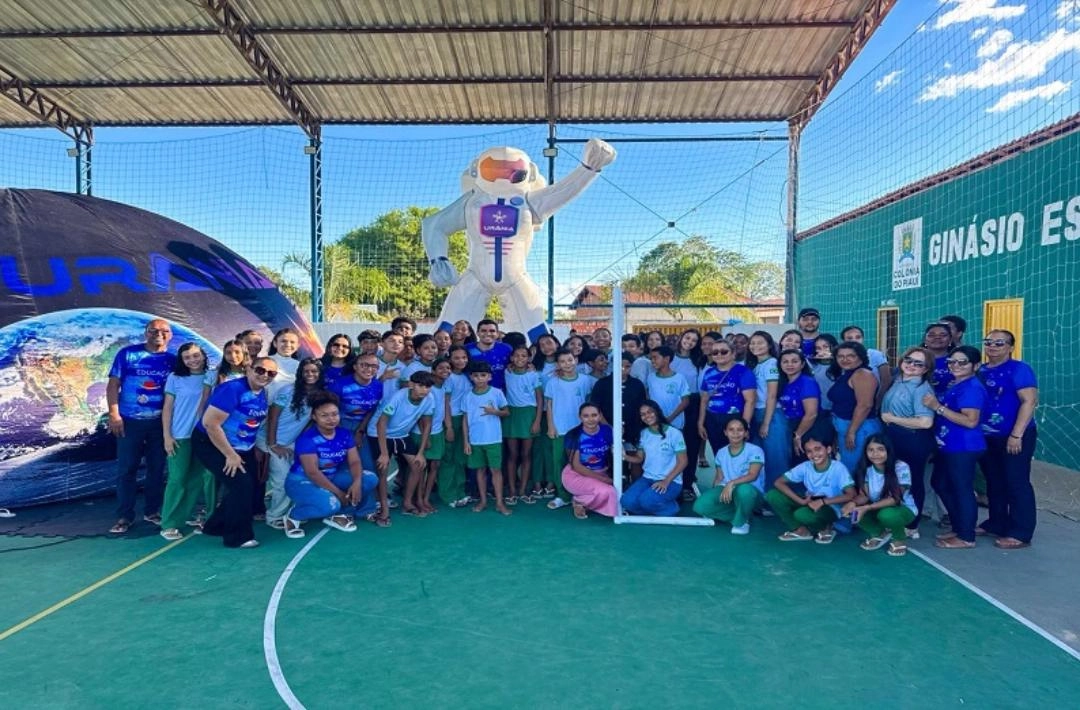 Exposição do Urânia Planetário leva alunos à vivência da astronomia em Colônia do Piauí